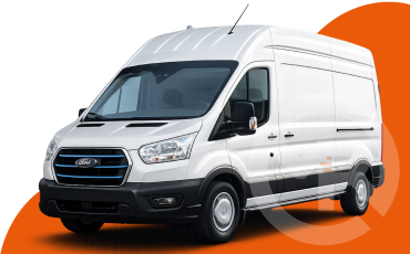 Furgone Elettrico Grande Tetto Alto 3 Posti – Ford E-Transit L2H2