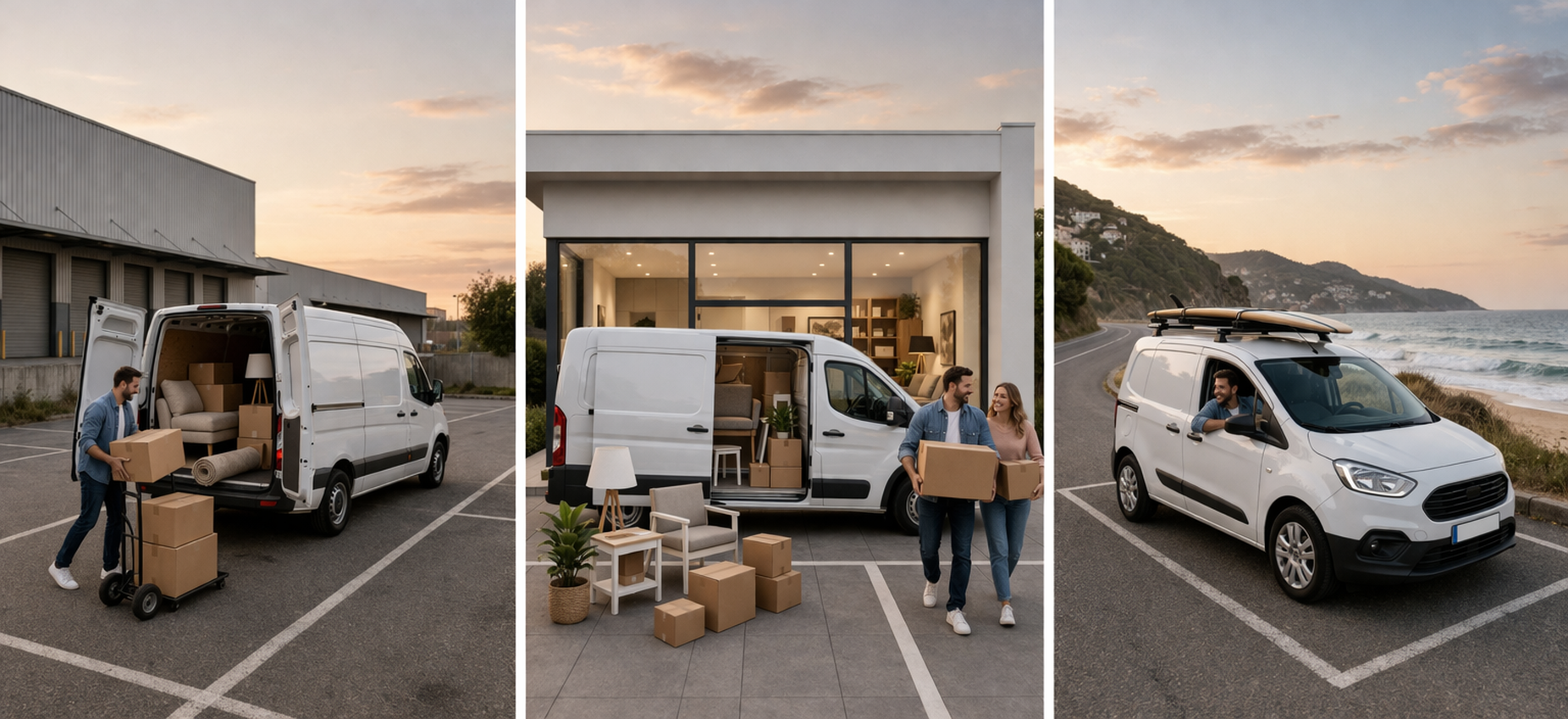 Flotta di furgoni a noleggio per esigenze private e trasporti occasionali